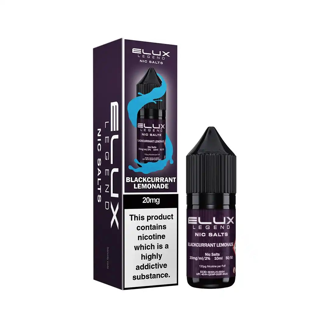 5 FOR £10 Elux (legend) Nic Salt E-Liquid 10MG/20MG Nicotine 10ml bottle