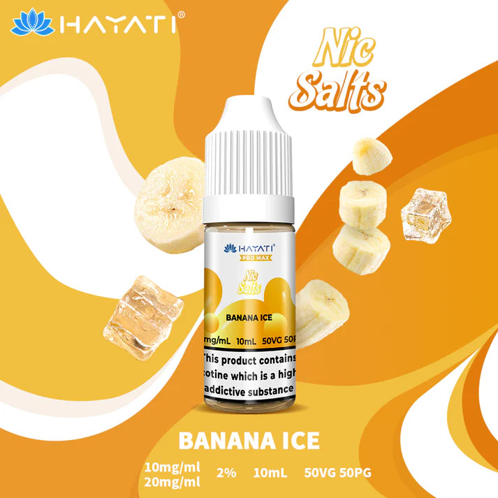 5 FOR £10 Hayati Pro Max Nic Salt E-Liquid 10MG/20MG Nicotine 10ml bottle