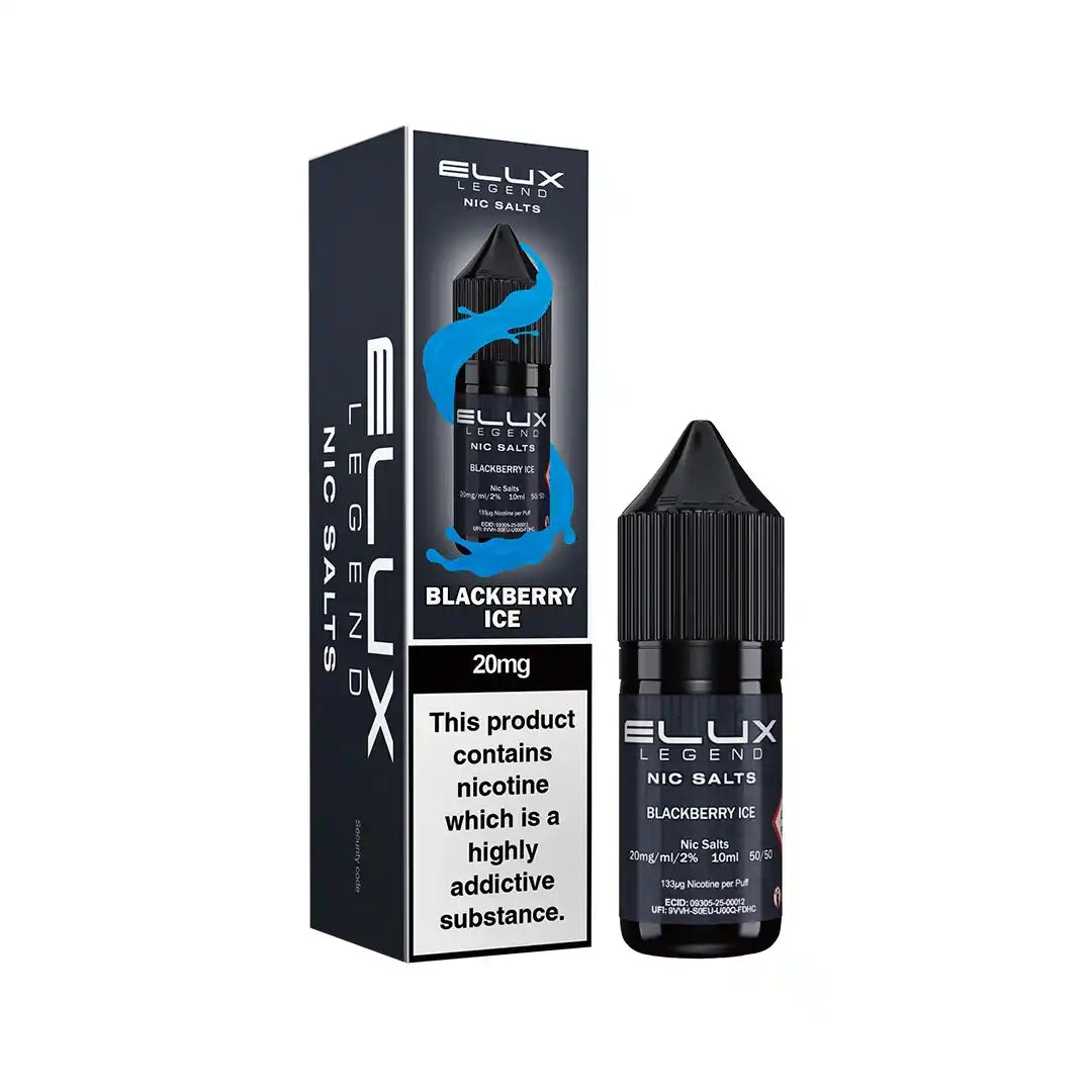 5 FOR £10 Elux (legend) Nic Salt E-Liquid 10MG/20MG Nicotine 10ml bottle
