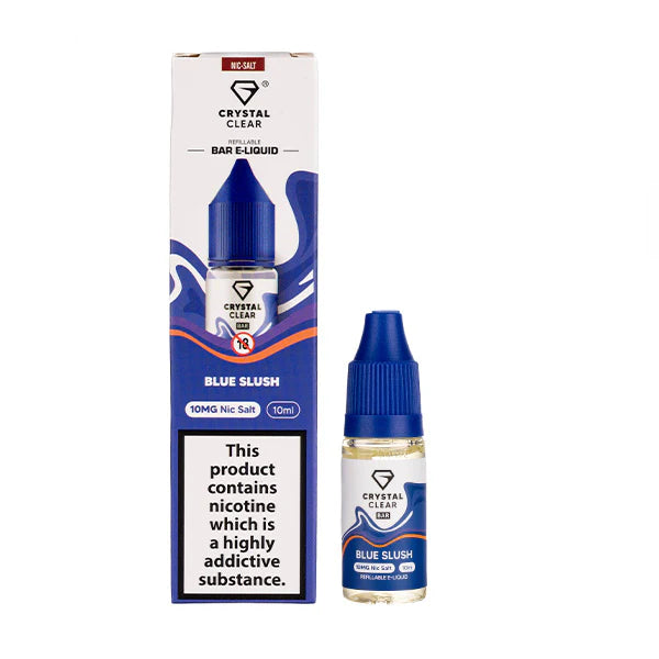 5 FOR £10 Crystal Clear Nic Salt E-Liquid 10MG/20MG Nicotine 10ml bottle