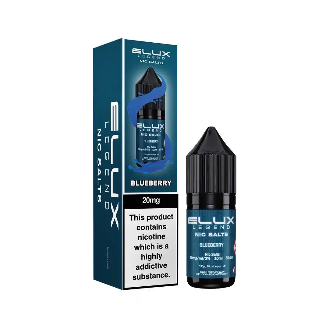 5 FOR £10 Elux (legend) Nic Salt E-Liquid 10MG/20MG Nicotine 10ml bottle