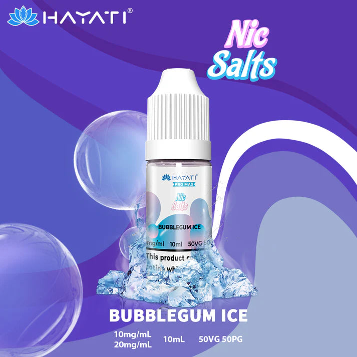 5 FOR £10 Hayati Pro Max Nic Salt E-Liquid 10MG/20MG Nicotine 10ml bottle