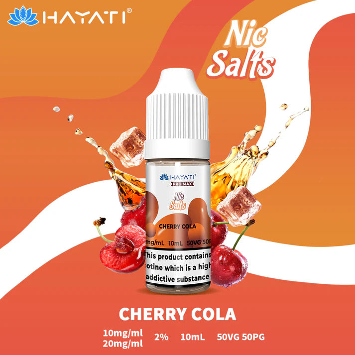 5 FOR £10 Hayati Pro Max Nic Salt E-Liquid 10MG/20MG Nicotine 10ml bottle