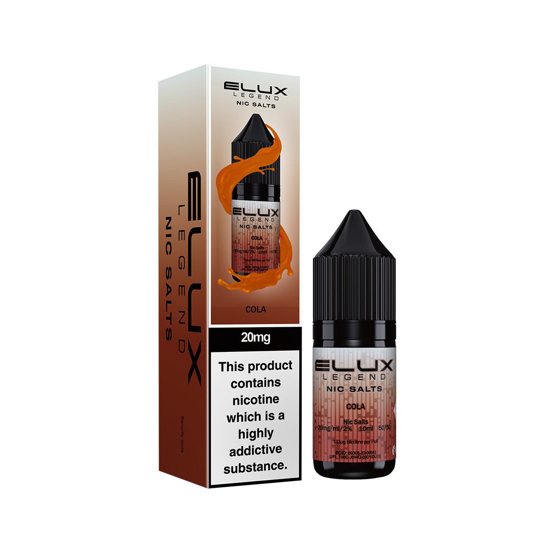 5 FOR £10 Elux (legend) Nic Salt E-Liquid 10MG/20MG Nicotine 10ml bottle