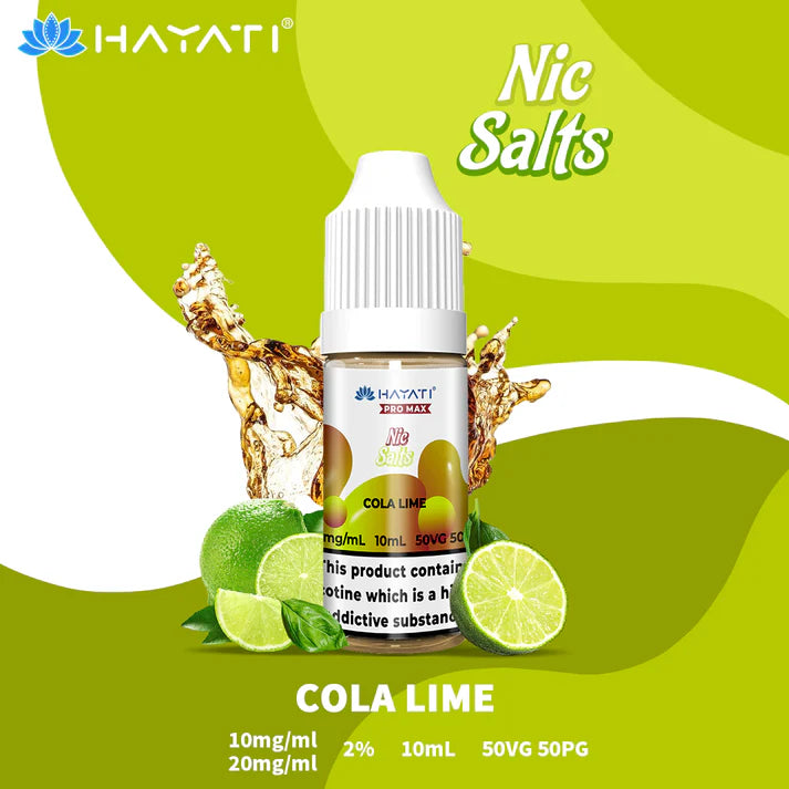5 FOR £10 Hayati Pro Max Nic Salt E-Liquid 10MG/20MG Nicotine 10ml bottle