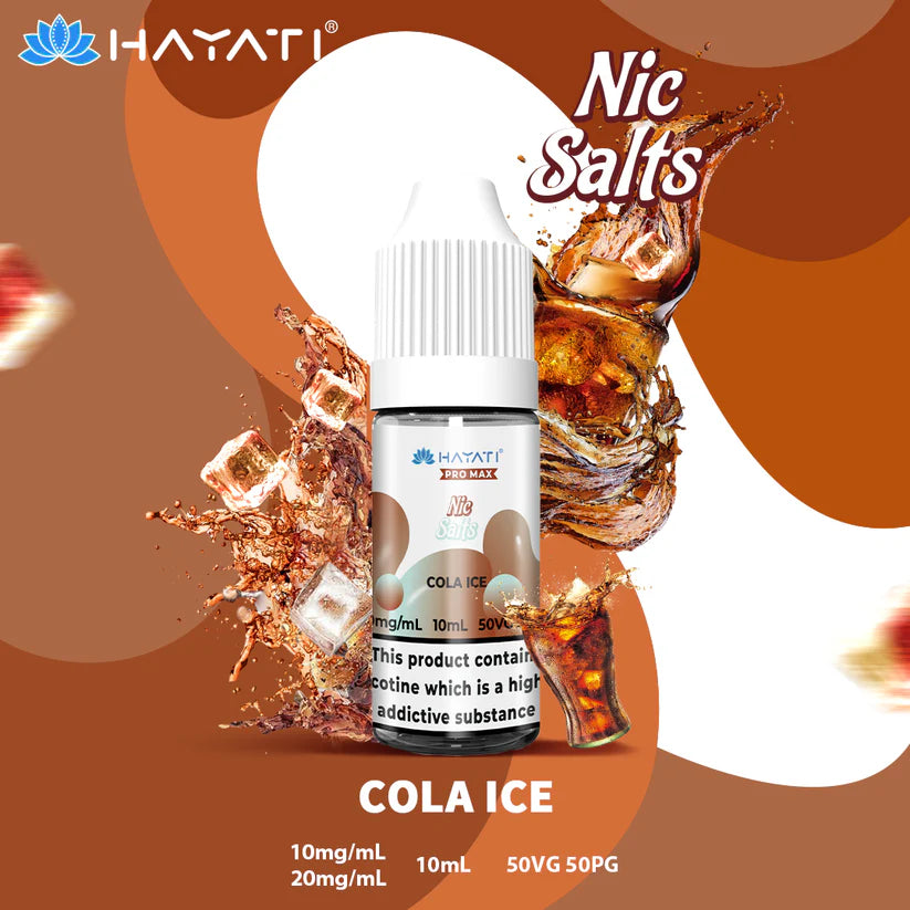 5 FOR £10 Hayati Pro Max Nic Salt E-Liquid 10MG/20MG Nicotine 10ml bottle