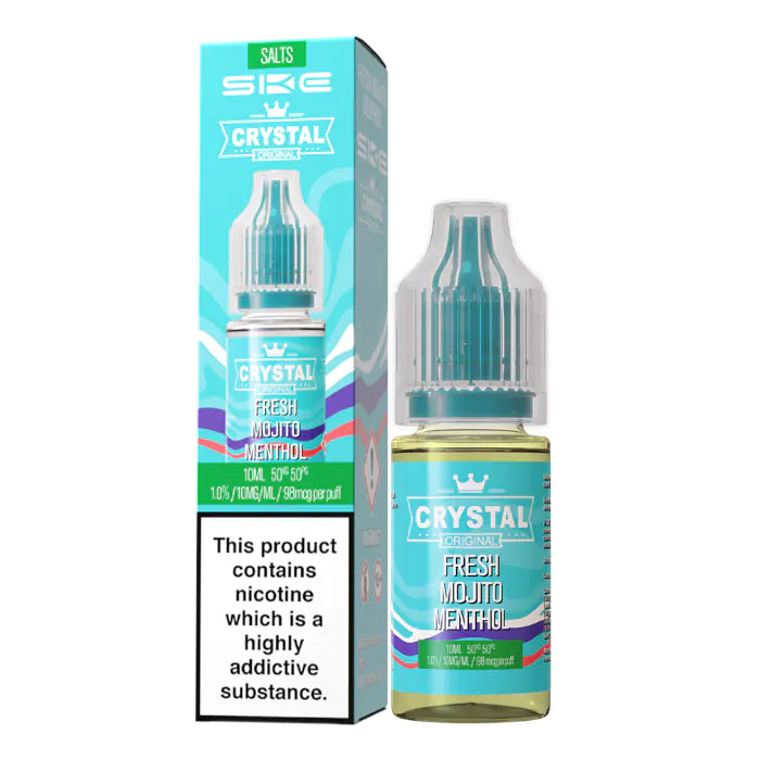 5 FOR £10 SKE crystal Nic Salt E-Liquid 10MG/20MG Nicotine 10ml bottle