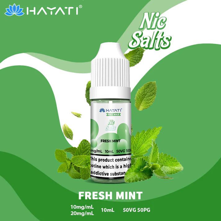 5 FOR £10 Hayati Pro Max Nic Salt E-Liquid 10MG/20MG Nicotine 10ml bottle
