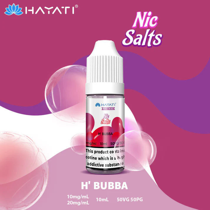 5 FOR £10 Hayati Pro Max Nic Salt E-Liquid 10MG/20MG Nicotine 10ml bottle