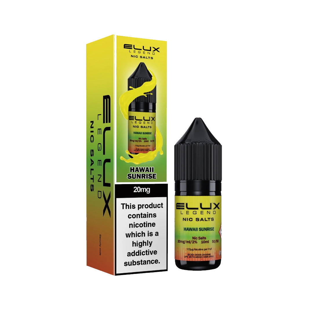 5 FOR £10 Elux (legend) Nic Salt E-Liquid 10MG/20MG Nicotine 10ml bottle