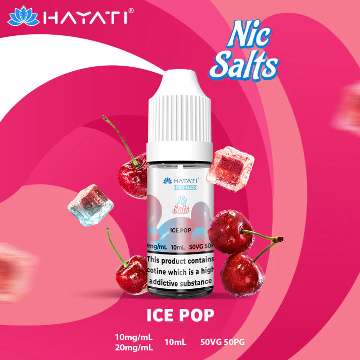 5 FOR £10 Hayati Pro Max Nic Salt E-Liquid 10MG/20MG Nicotine 10ml bottle