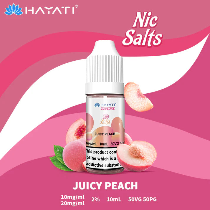 5 FOR £10 Hayati Pro Max Nic Salt E-Liquid 10MG/20MG Nicotine 10ml bottle