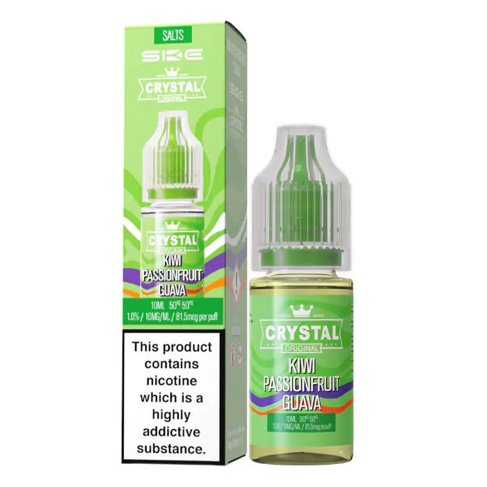 5 FOR £10 SKE crystal Nic Salt E-Liquid 10MG/20MG Nicotine 10ml bottle