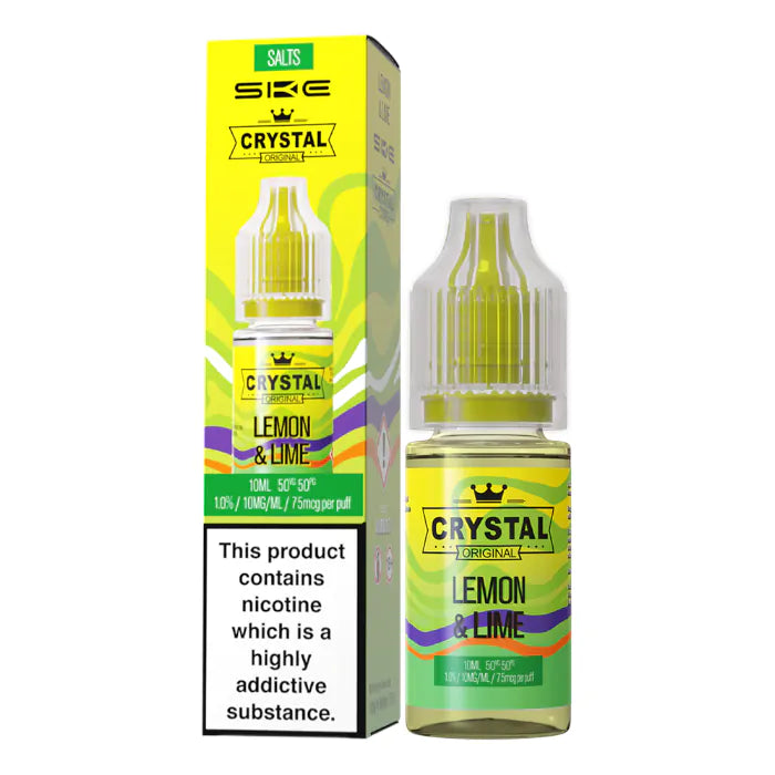 5 FOR £10 SKE crystal Nic Salt E-Liquid 10MG/20MG Nicotine 10ml bottle