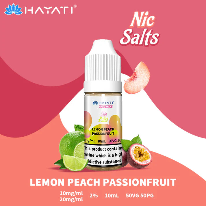 5 FOR £10 Hayati Pro Max Nic Salt E-Liquid 10MG/20MG Nicotine 10ml bottle