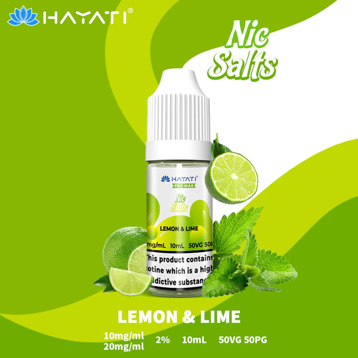 5 FOR £10 Hayati Pro Max Nic Salt E-Liquid 10MG/20MG Nicotine 10ml bottle