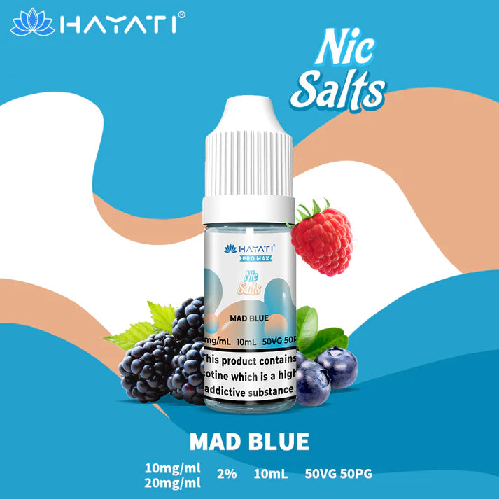 5 FOR £10 Hayati Pro Max Nic Salt E-Liquid 10MG/20MG Nicotine 10ml bottle