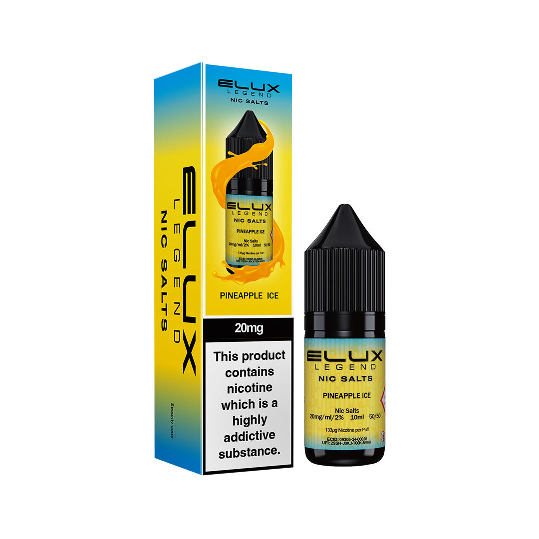 5 FOR £10 Elux (legend) Nic Salt E-Liquid 10MG/20MG Nicotine 10ml bottle