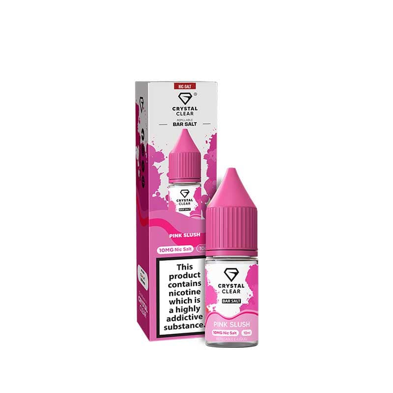 5 FOR £10 Crystal Clear Nic Salt E-Liquid 10MG/20MG Nicotine 10ml bottle