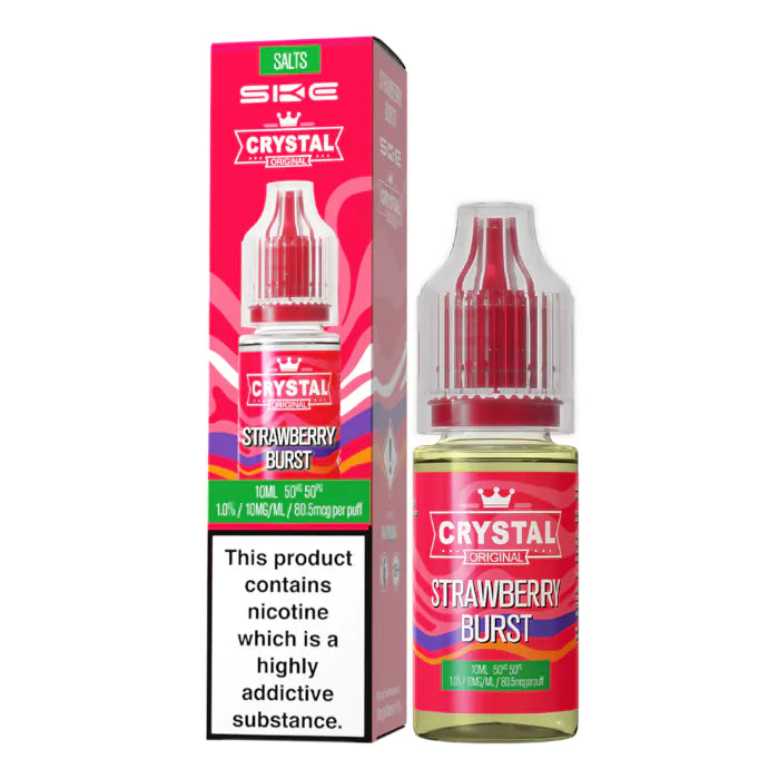 5 FOR £10 SKE crystal Nic Salt E-Liquid 10MG/20MG Nicotine 10ml bottle