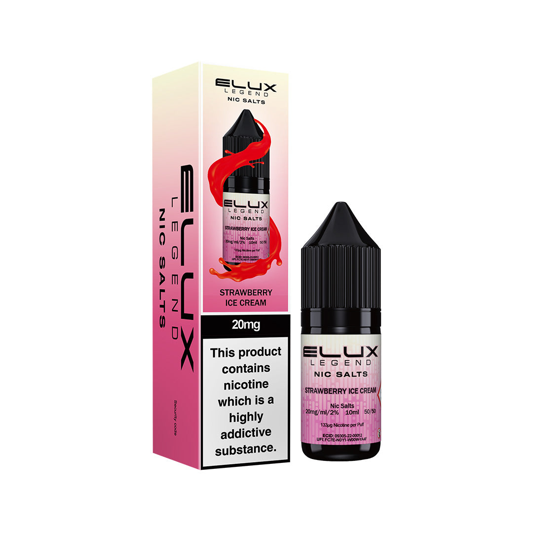 5 FOR £10 Elux (legend) Nic Salt E-Liquid 10MG/20MG Nicotine 10ml bottle