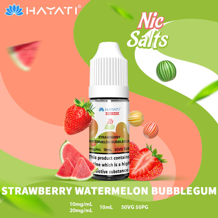 5 FOR £10 Hayati Pro Max Nic Salt E-Liquid 10MG/20MG Nicotine 10ml bottle