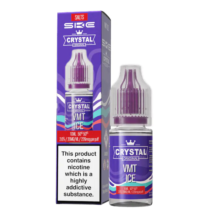 5 FOR £10 SKE crystal Nic Salt E-Liquid 10MG/20MG Nicotine 10ml bottle