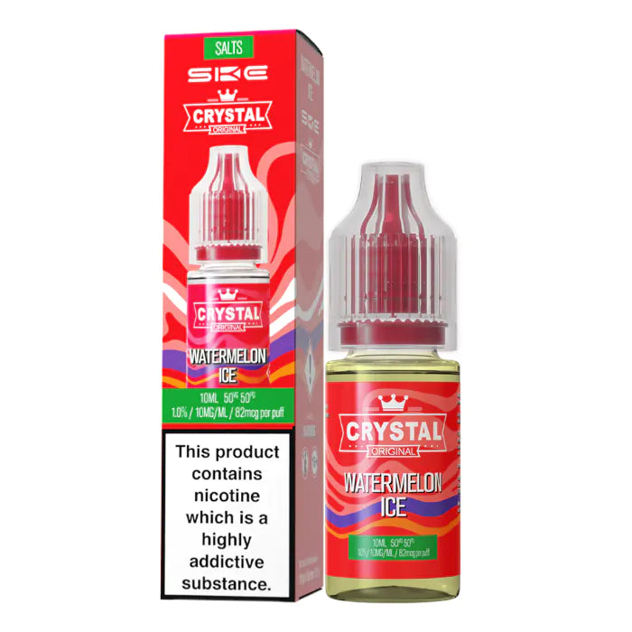 5 FOR £10 SKE crystal Nic Salt E-Liquid 10MG/20MG Nicotine 10ml bottle