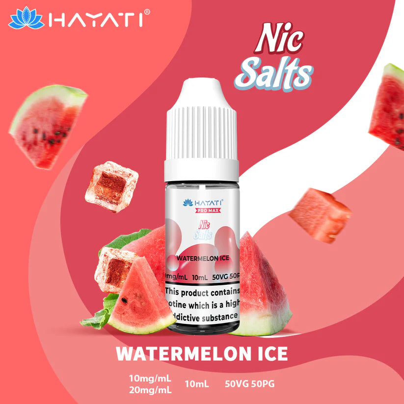 5 FOR £10 Hayati Pro Max Nic Salt E-Liquid 10MG/20MG Nicotine 10ml bottle