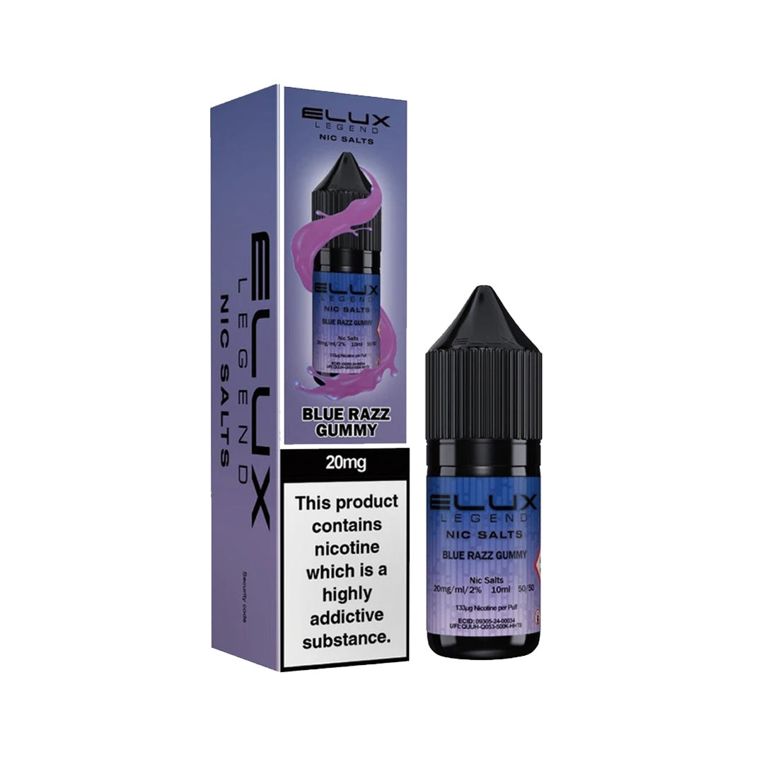 5 FOR £10 Elux (legend) Nic Salt E-Liquid 10MG/20MG Nicotine 10ml bottle