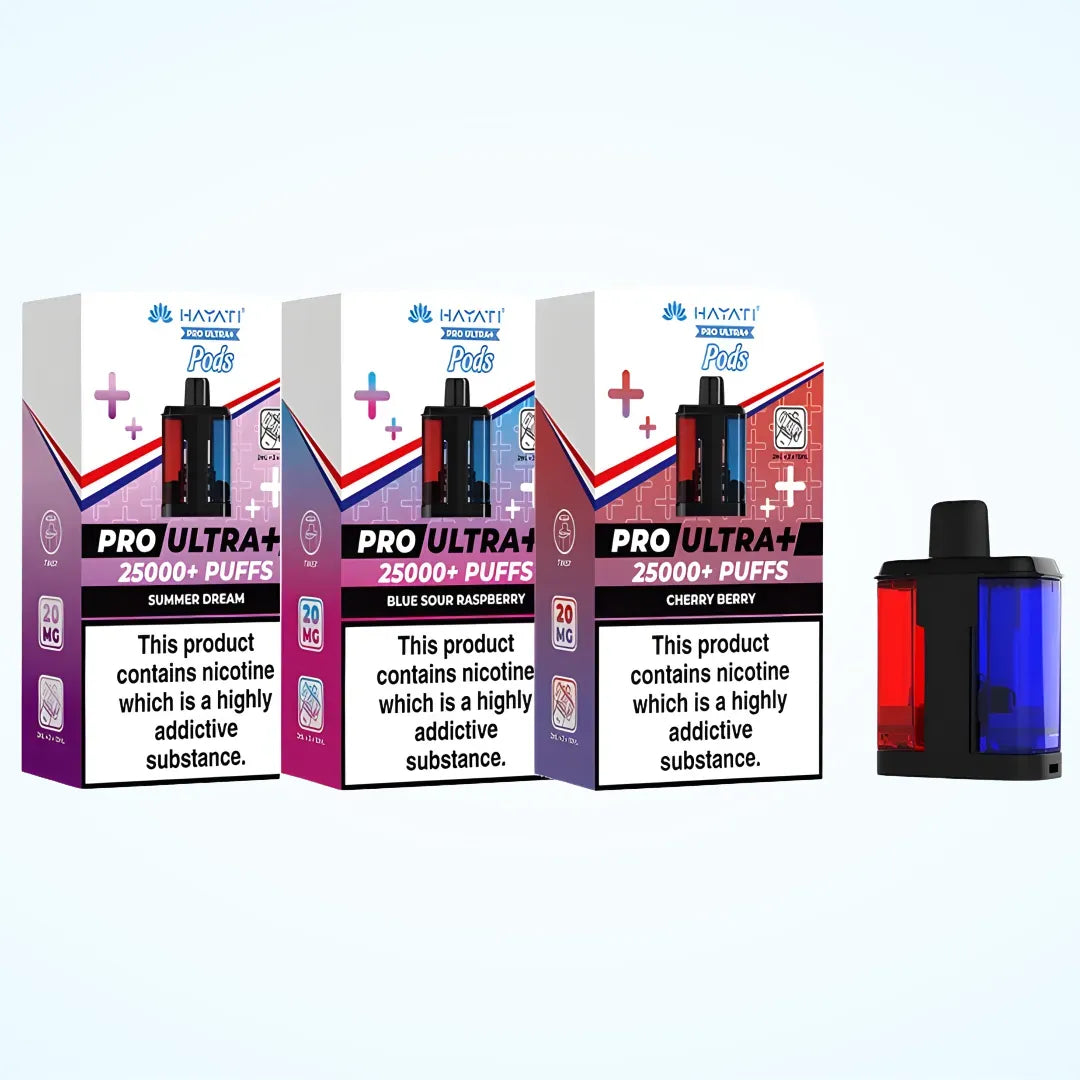 Hayati Pro Ultra+ 25K Puffs PODS
