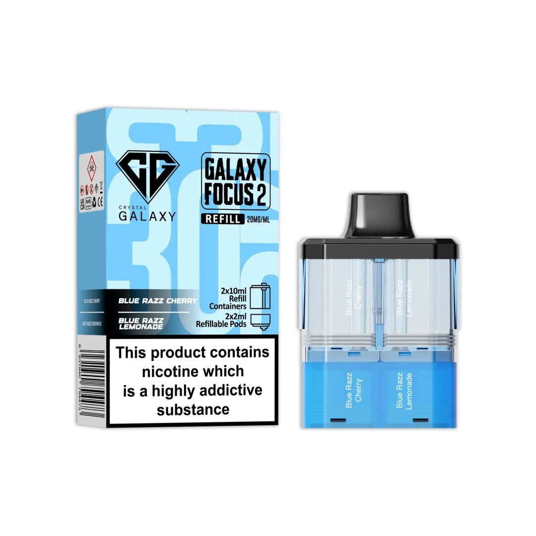 Crystal Galaxy Focus 2 Replacement PODS - 30K Puffs