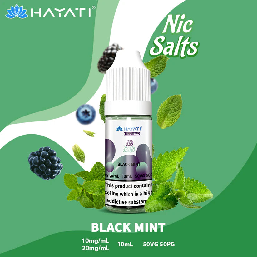 5 FOR £10 Hayati Pro Max Nic Salt E-Liquid 10MG/20MG Nicotine 10ml bottle