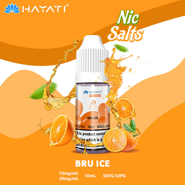 5 FOR £10 Hayati Pro Max Nic Salt E-Liquid 10MG/20MG Nicotine 10ml bottle