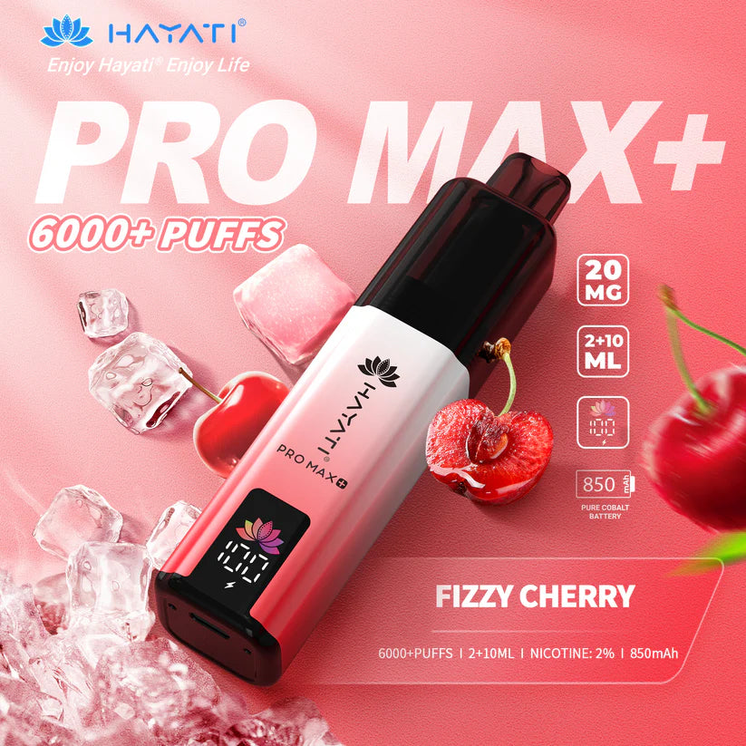 Hayati Pro Max+ 6000 Puffs - Long Lasting Disposable Vape UK