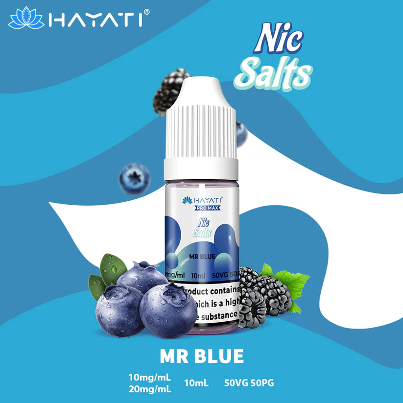 5 FOR £10 Hayati Pro Max Nic Salt E-Liquid 10MG/20MG Nicotine 10ml bottle