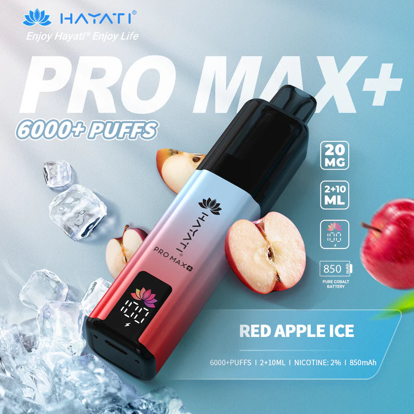 Hayati Pro Max+ 6000 Puffs - Long Lasting Disposable Vape UK