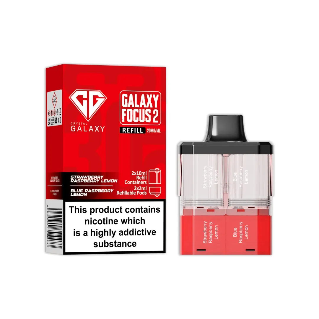 Crystal Galaxy Focus 2 Replacement PODS - 30K Puffs