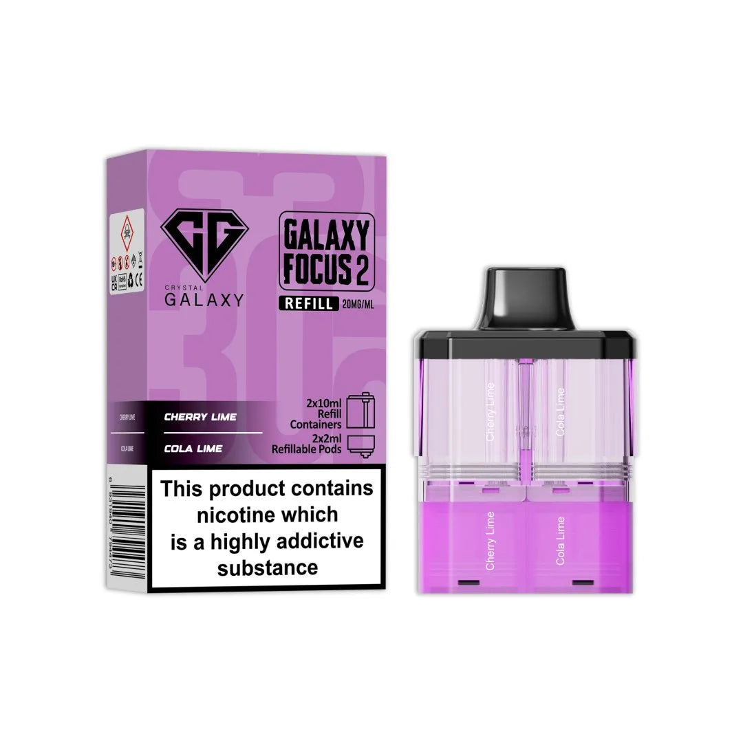 Crystal Galaxy Focus 2 Replacement PODS - 30K Puffs