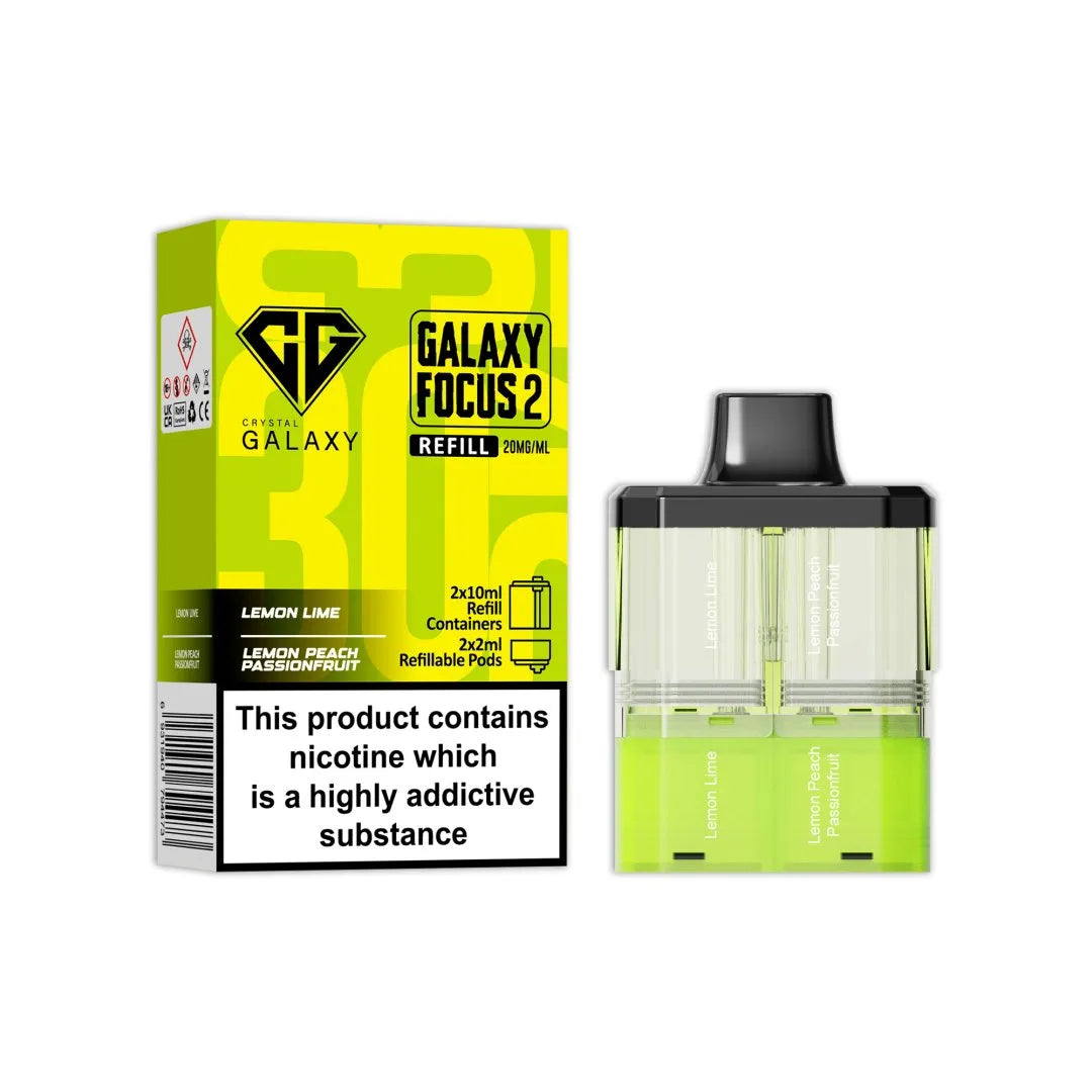 Crystal Galaxy Focus 2 Replacement PODS - 30K Puffs