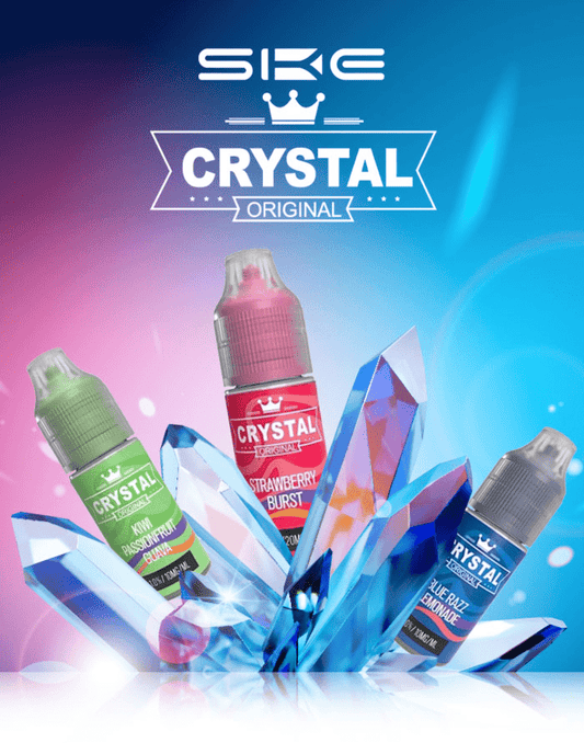 5 FOR £10 SKE crystal Nic Salt E-Liquid 10MG/20MG Nicotine 10ml bottle